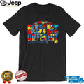 Built Different Autism Awareness Puzzle Piece Graphic Long Sleeve T Shirt