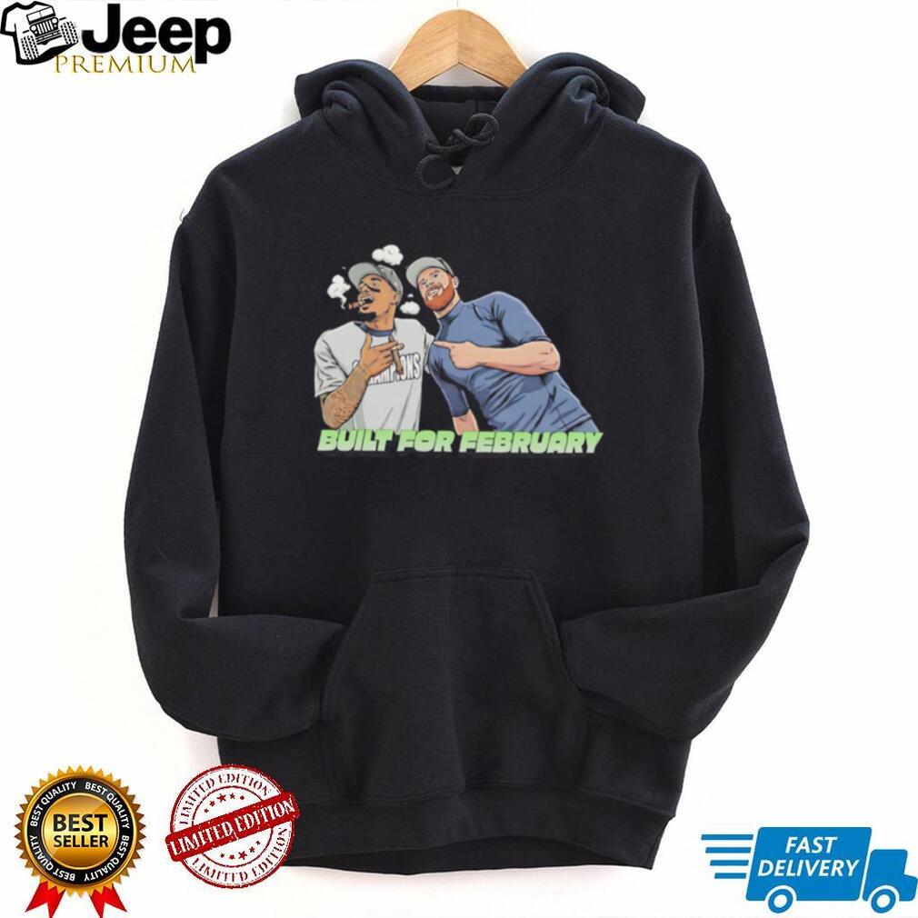 Built For February Football Champions Cigar Celebration Graphic T Shirt