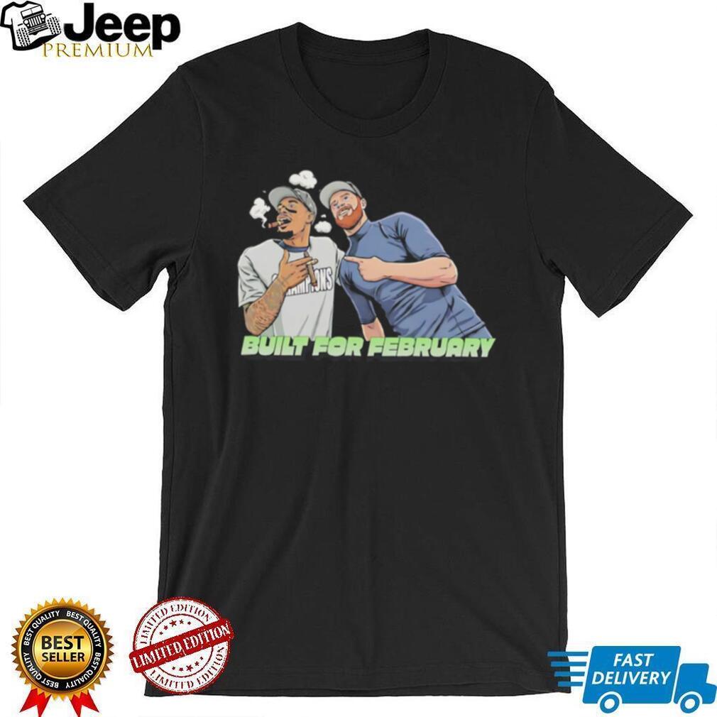 Built For February Football Champions Cigar Celebration Graphic T Shirt