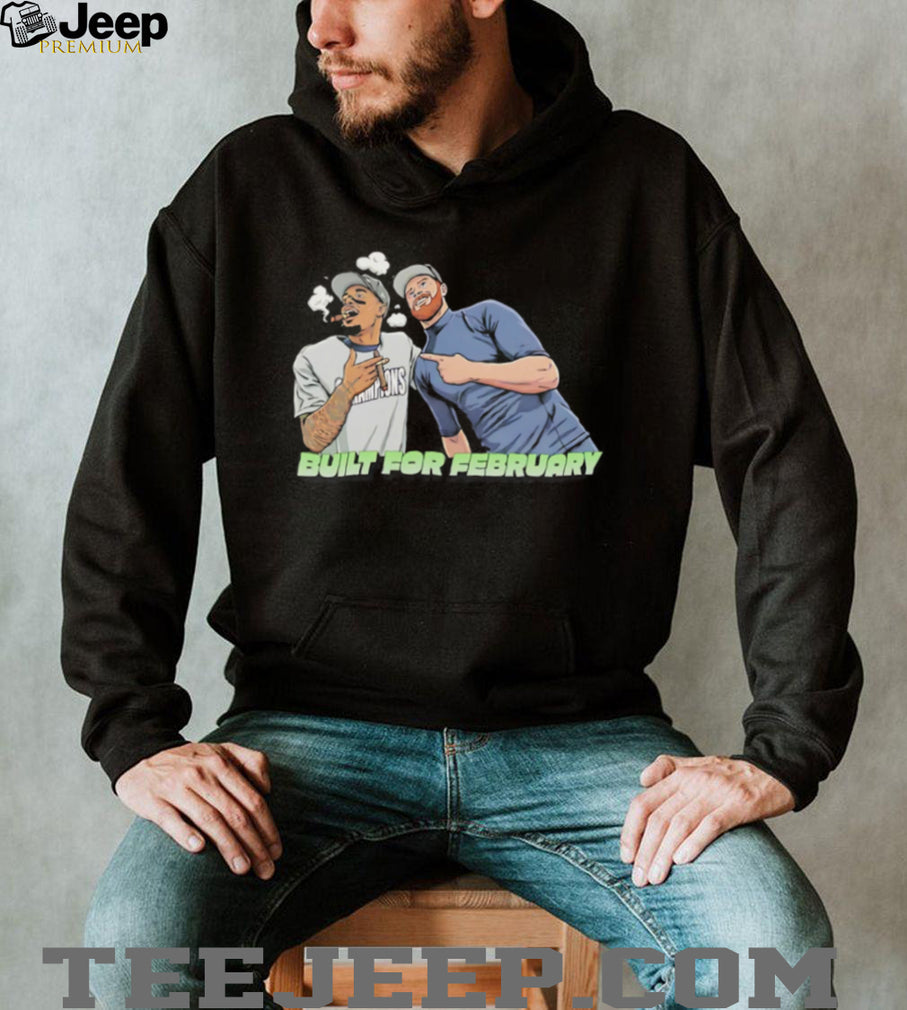 Built For February Football Champions Cigar Celebration Graphic T Shirt
