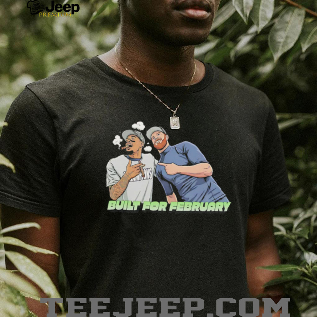 Built For February Football Champions Cigar Celebration Graphic T Shirt
