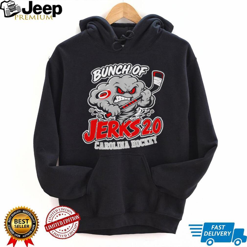 Bunch of Jerks 2.0 Carolina Hurricanes Hockey Mascot Graphic T Shirt