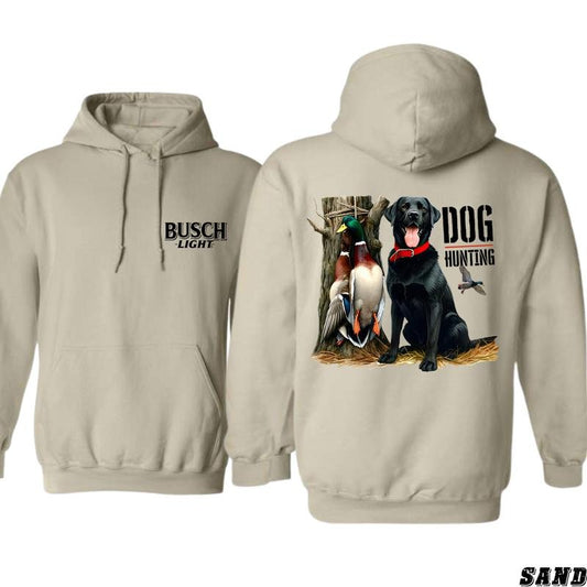 Busch Light Hoodie - Dog Hunting Design, hoodies for country girls, country boy clothing, Perfect for Outdoor Enthusiasts, Ideal for Casual Wear, Comfortable and Stylish, Hoodie For Men, Hoodie For Women Menswear Sweaters