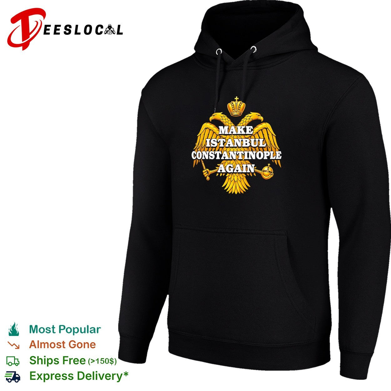 Byzantine Empire Double-Headed Eagle Make Istanbul Constantinople Again shirt