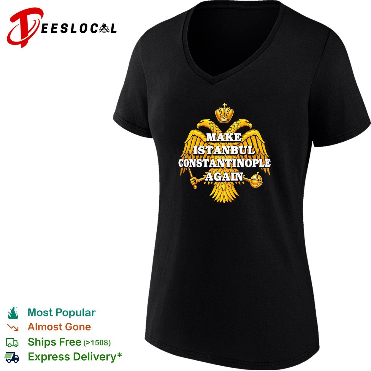 Byzantine Empire Double-Headed Eagle Make Istanbul Constantinople Again shirt