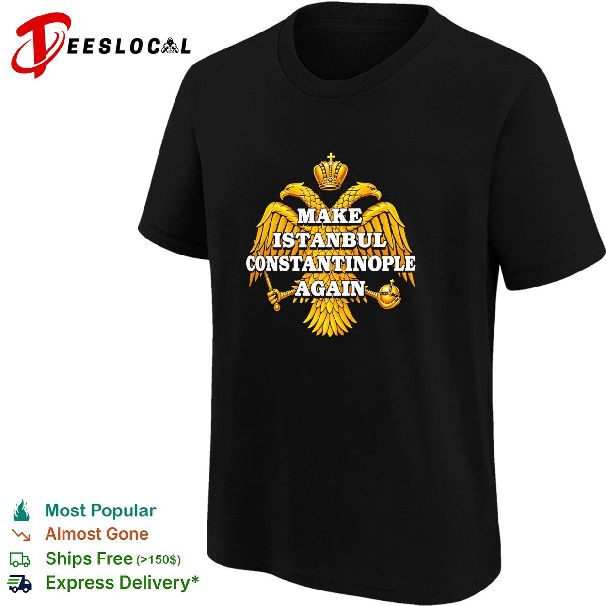 Byzantine Empire Double-Headed Eagle Make Istanbul Constantinople Again shirt