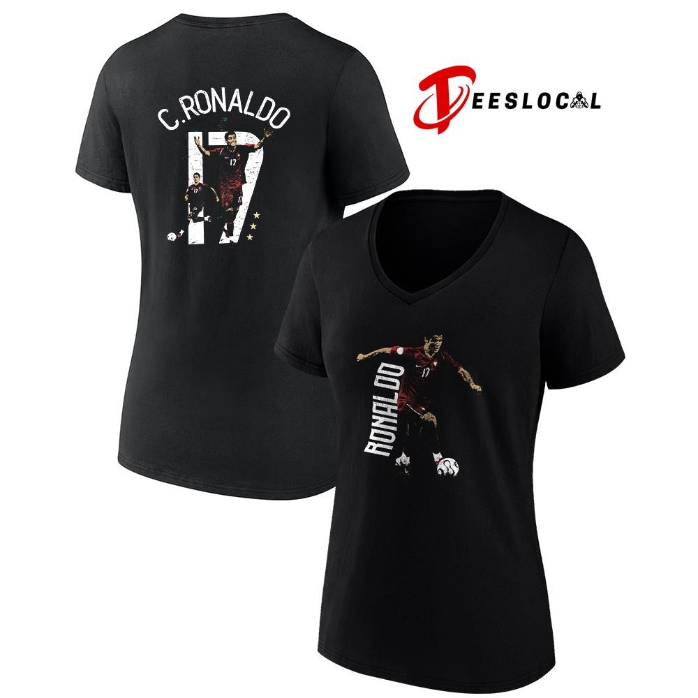 C Ronaldo World Cup USA pose graphic shirt