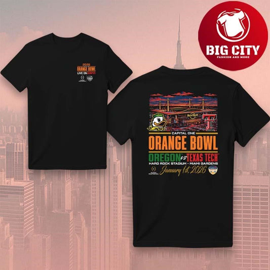 CFP Orange Bowl 26 Two Sided Shirt