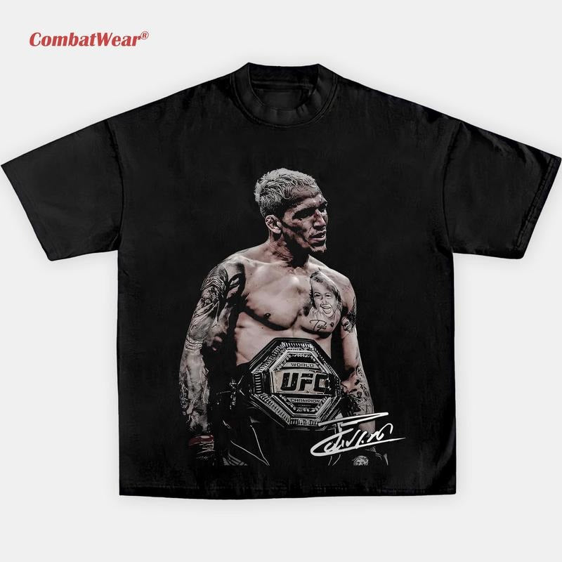 CHARLES OLIVEIRA 2.0 TEE, Boxing T-shirt, UFC MMA Shirt, Gym Wear, Gift for Fighters, Sports Apparel