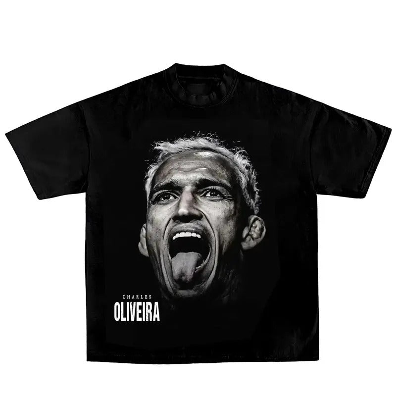 CHARLES OLIVEIRA V1 TEE, Boxing Shirt, Boxer Tee, Sports Shirt, UFC Shirt, Workout T-shirt, Gift for Him Her Crewneck...