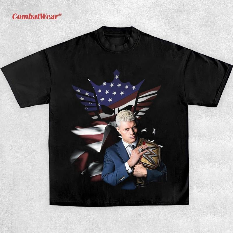 CODY RHODES V2 TEE, Wrestling Tee, Wrestling Graphic Tee, 2025 Wrestler Shirt, Sports Shirt, Vintage Wresting Shirt, Wrestling Fan Gift