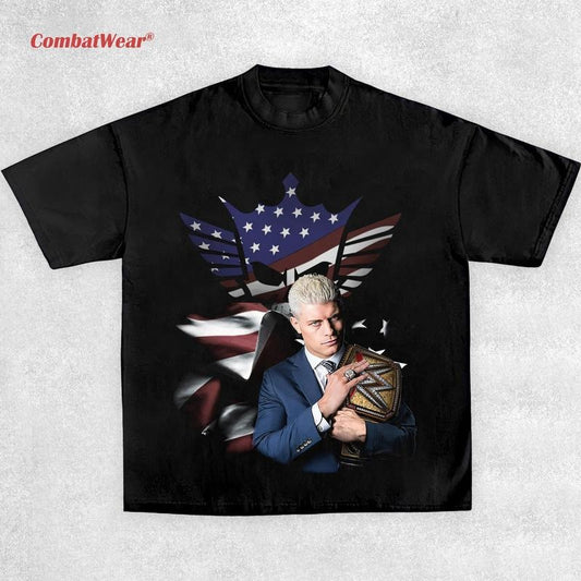 CODY RHODES V2 TEE, Wrestling Tee, Wrestling Graphic Tee, 2025 Wrestler Shirt, Sports Shirt, Vintage Wresting Shirt, Wrestling Fan Gift