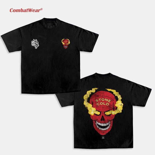 [COLLECTIONS] STONE COLD STEVE AUSTIN TEE, Wrestling Tee, WWE Tee, Wrestling Gift, Sports Shirt, Workout T-shirt, Gift for Him Gift For Her Hoodie Sweatshirts