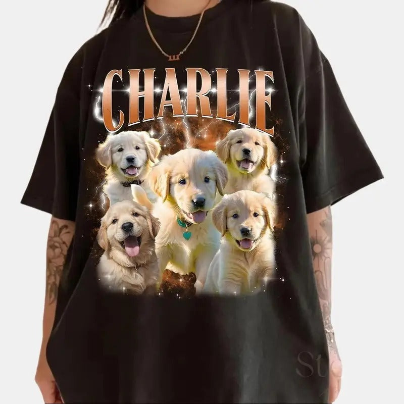 CUSTOM Bootleg Rap Pet Shirt, Custom Pet Photo Shirt, Vintage Graphic 90s Tshirt, Custom Your Own Bootleg Idea Here, Insert Your Design