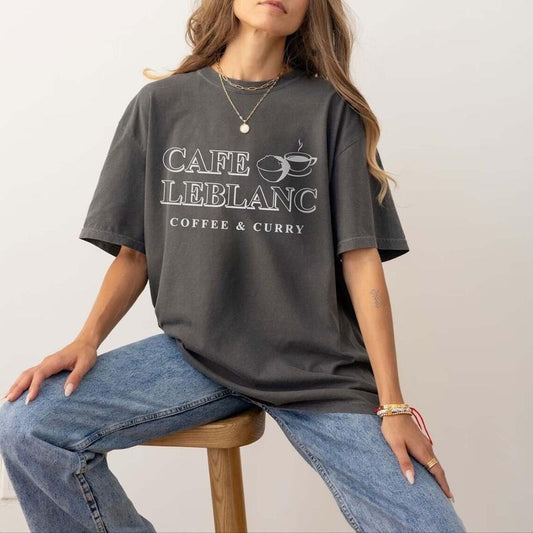 Cafe Leblanc Shirt, Coffee & Curry, Megami Tensei Inspired Shirt, Persona shirt, Unisex T-Shirt, Sweatshirt, Hoodie
