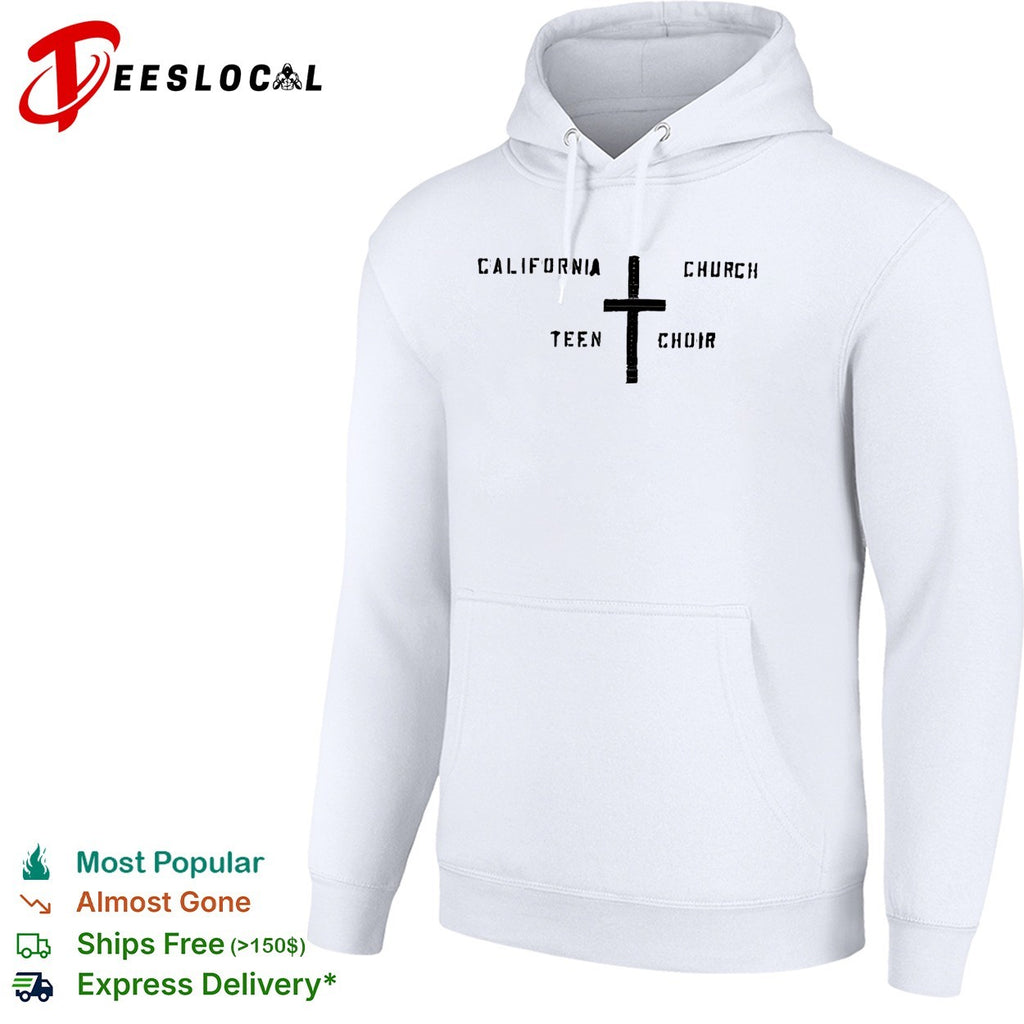 California church teen choir cross shirt