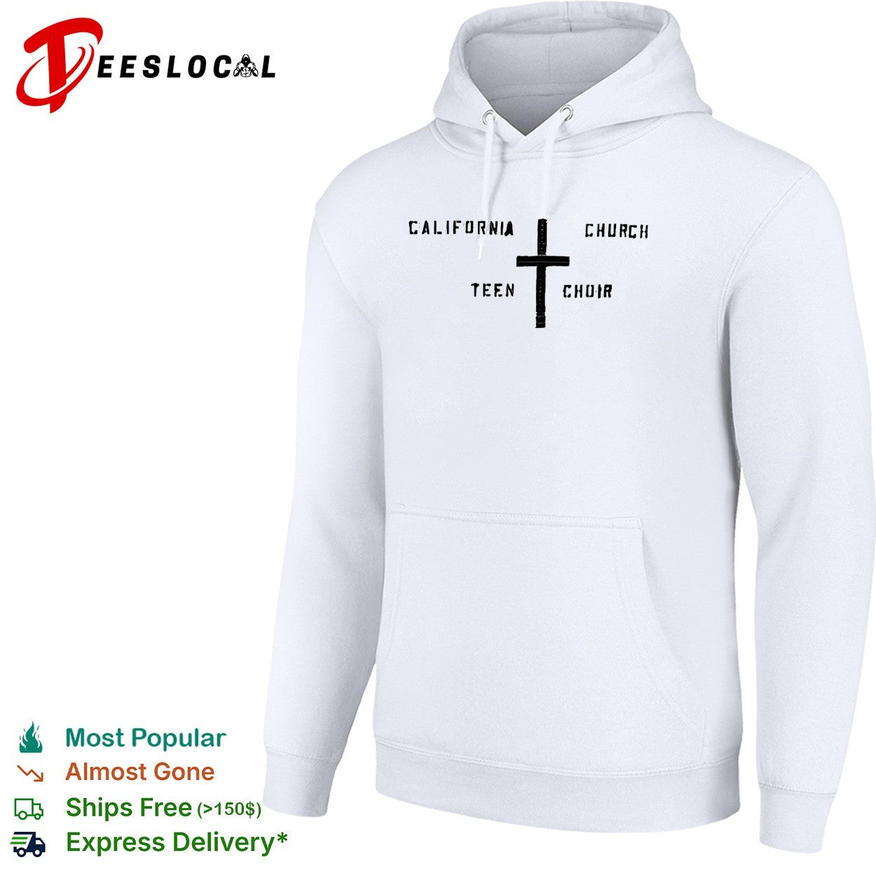 California church teen choir cross shirt