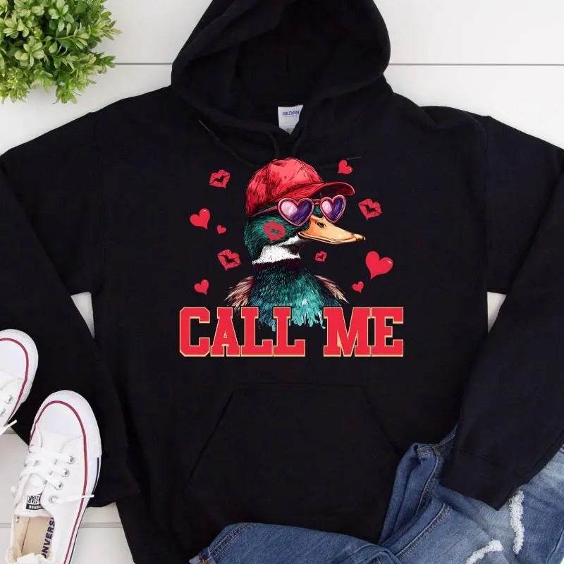 Call Me Valentine Sweatshirt, Boys Valentine Sweatshirt, Valentines Ducks Hunting Shirt, Valentines Funny Sweatshirt, Hunter Valentine
