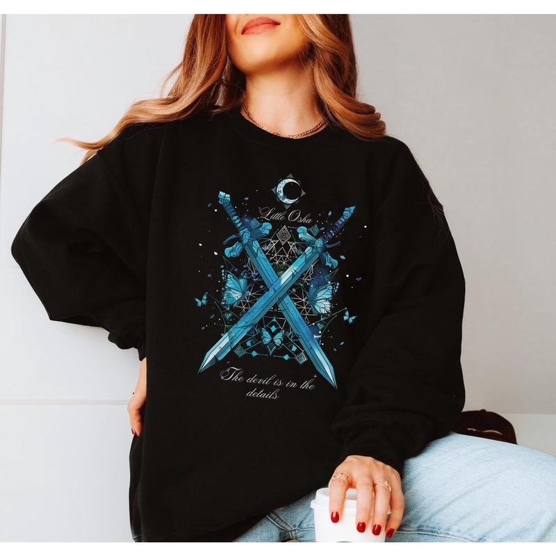 Callie Hart Quicksilver Sweater, Little Osha Graphic, Stylish Bookish Apparel, Sweatshirt, T-shirt, Hoodie