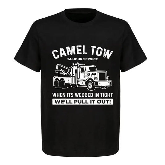 Camel Towing Shirt Tow Truck Adult Humor Camel Towing T-Shirt