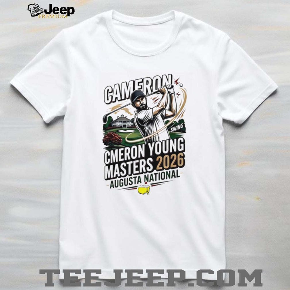 Cameron Young Augusta National Masters 2026 Golf Graphic T Shirt