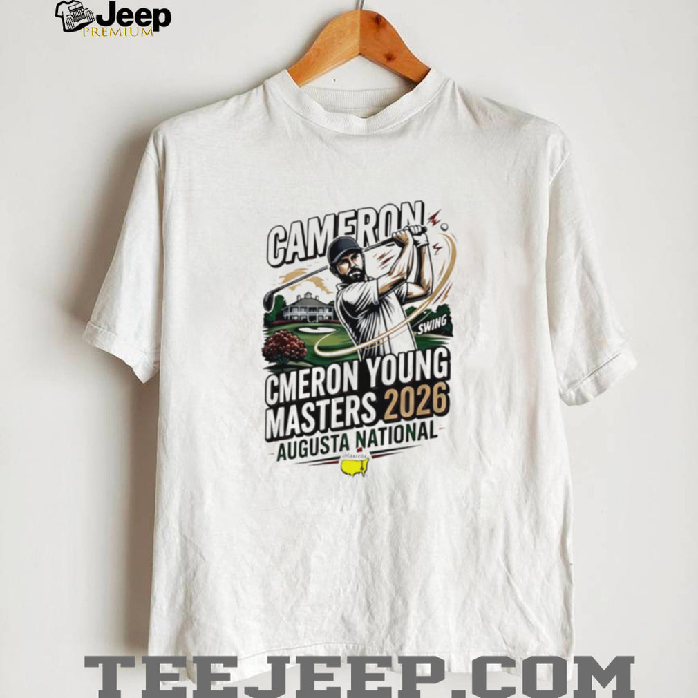 Cameron Young Augusta National Masters 2026 Golf Graphic T Shirt