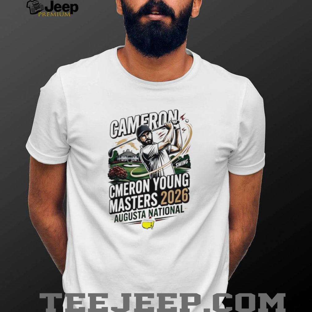 Cameron Young Augusta National Masters 2026 Golf Graphic T Shirt
