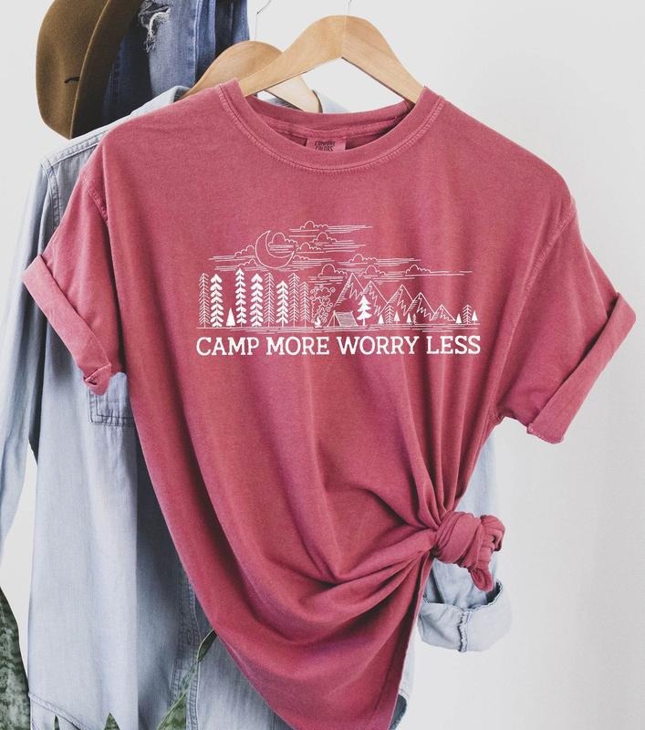 Camp More Worry Less T-Shirt Hoodie, Sweatshirt | WearSparks.com
