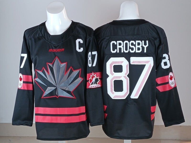 Canada Hockey #87 Sidney Crosby Canada 2026 Winter Olympics Edition Style 7