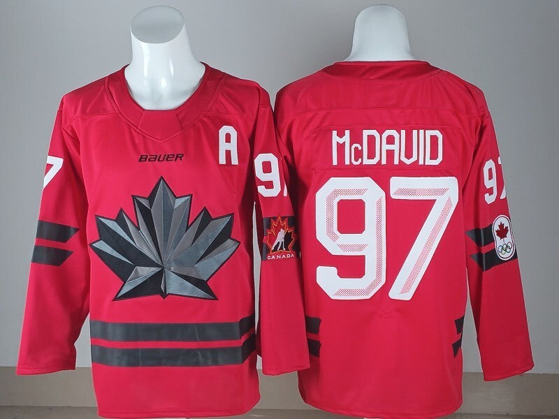 Canada Hockey #97 Connor McDavid Canada 2026 Winter Olympics Edition Style 4