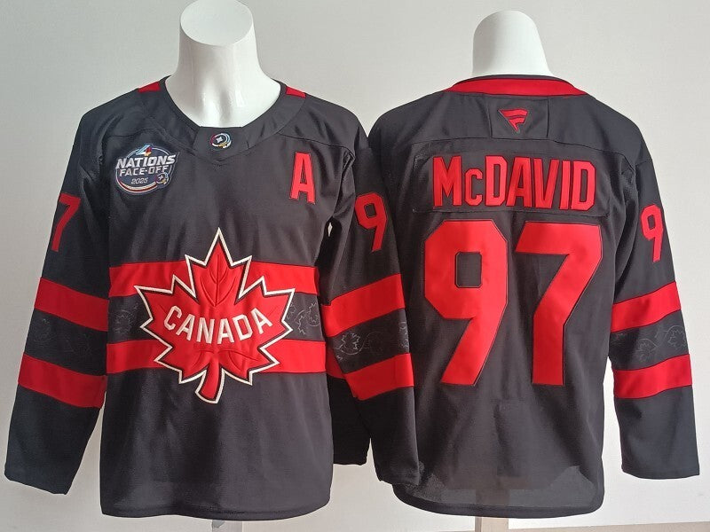 Canada Hockey #97 Connor McDavid Canada 2026 Winter Olympics Edition Style 7