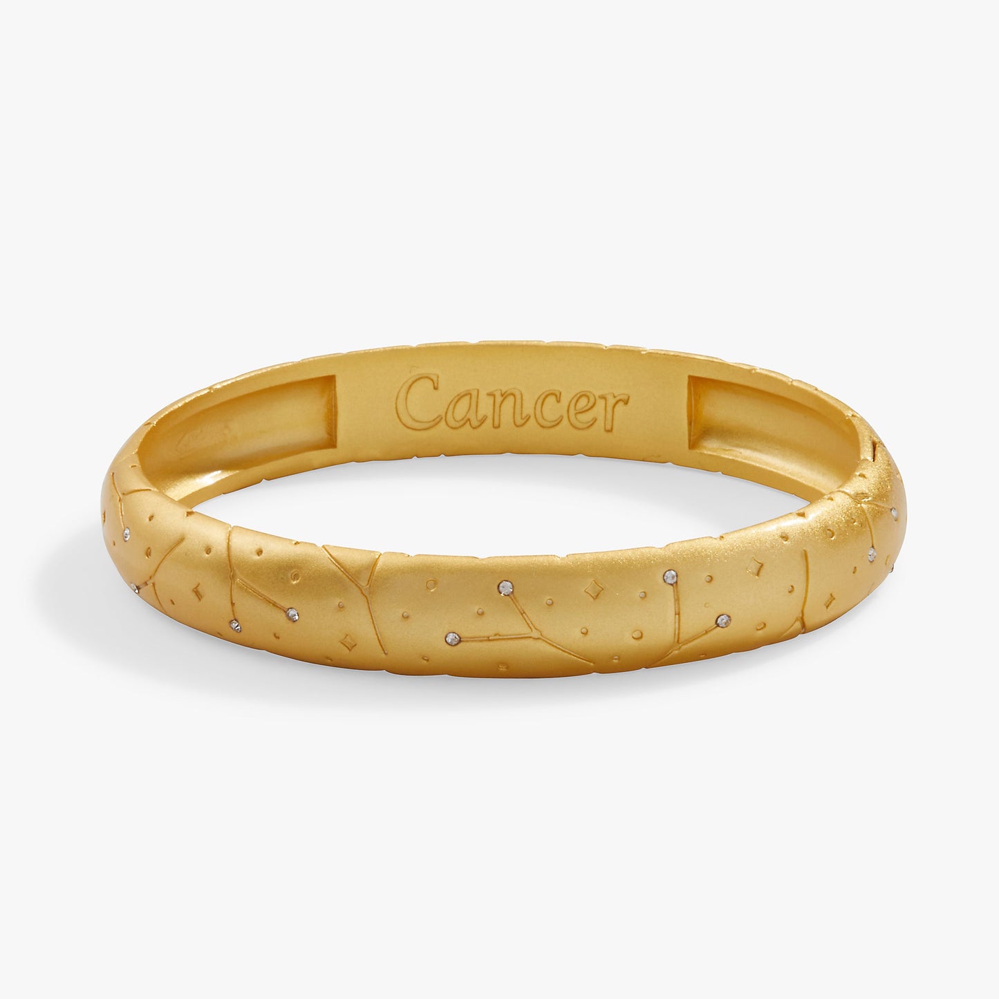 Cancer Zodiac Hinge Bangle