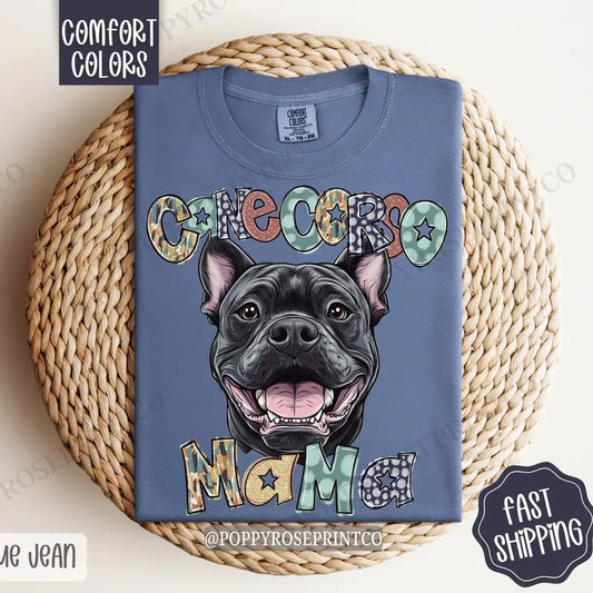Cane Corso Mama Comfort Colors, Dog Mom Tee, Cute Mama Women's Tshirt