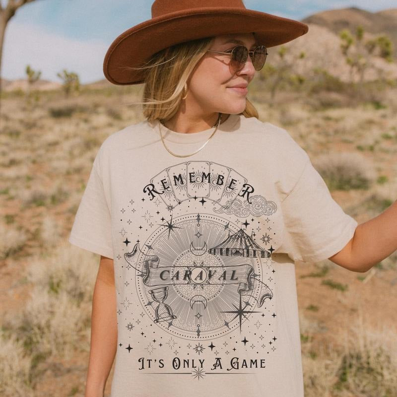 Caraval Booktok shirt, OUABH TShirt, Bookish Merch, Booktok Tee, Bookish shirt, Gifts for Book Lovers, Remember its only...