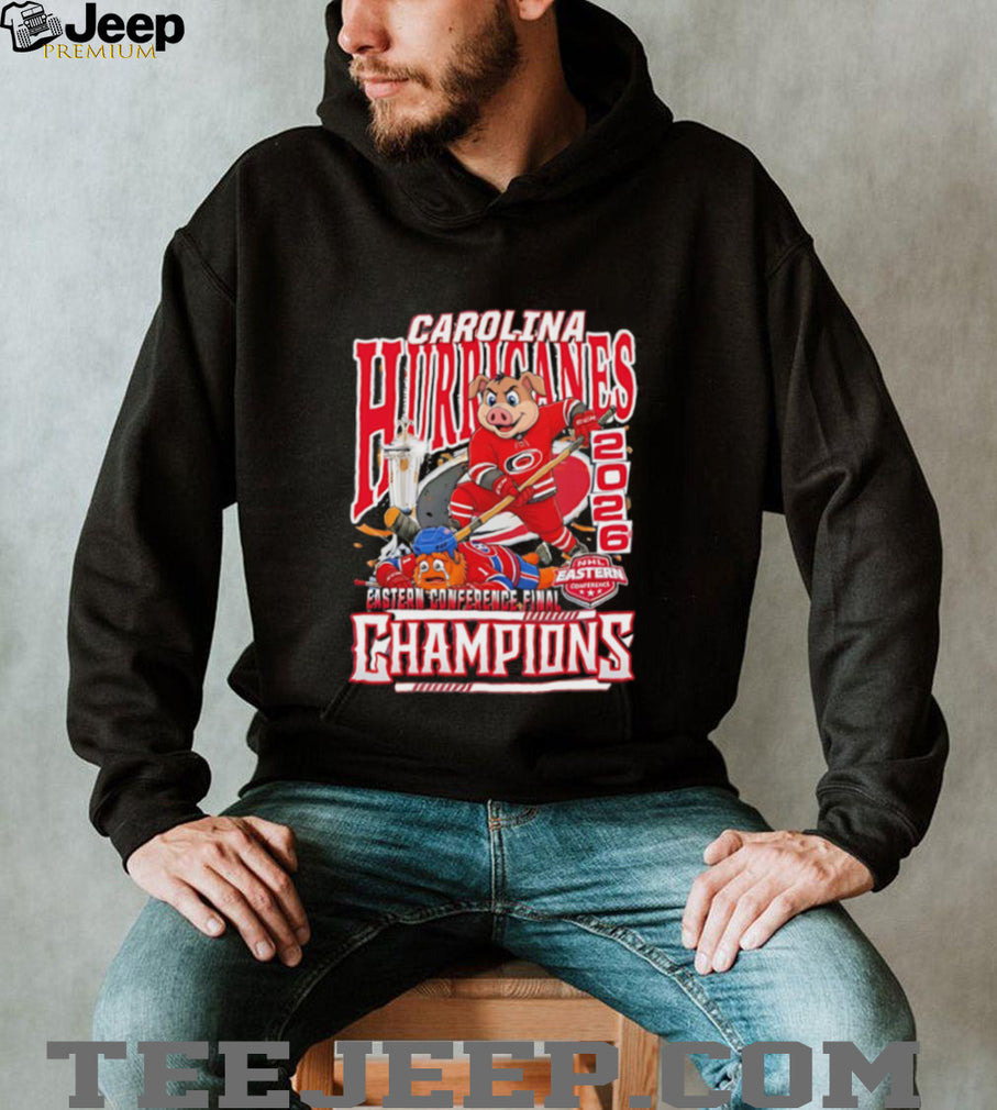 Carolina Hurricanes 2026 Eastern Conference Champions mascot shirt