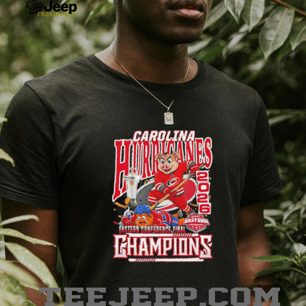 Carolina Hurricanes 2026 Eastern Conference Champions mascot shirt