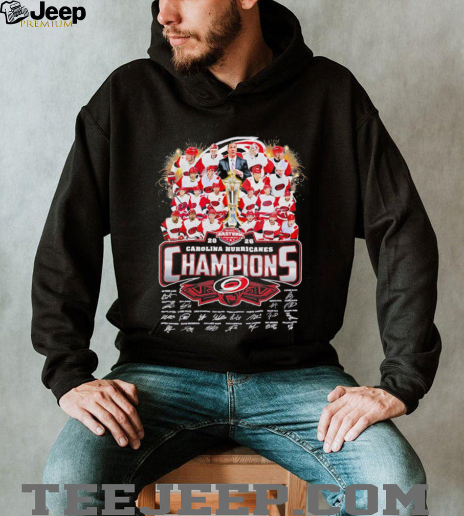 Carolina Hurricanes 2026 NHL Eastern Champions signature shirt