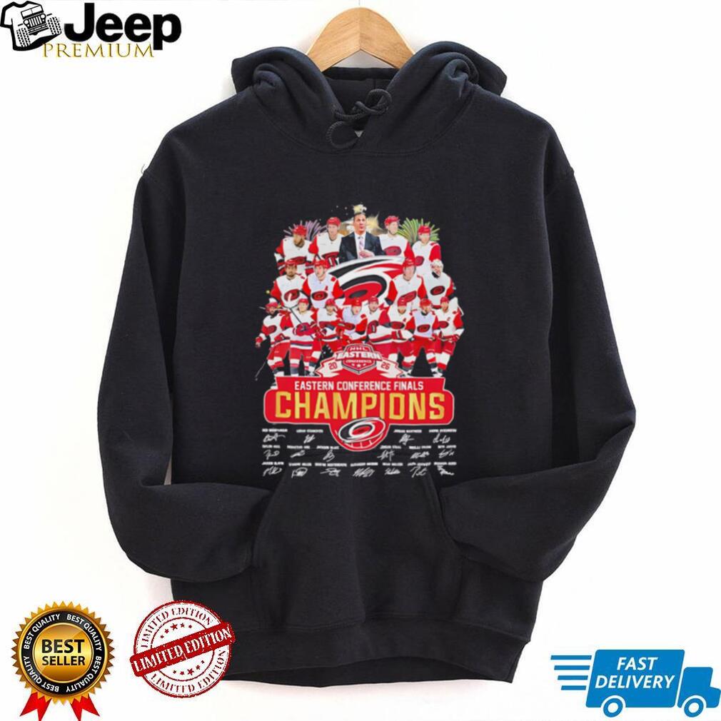 Carolina Hurricanes Eastern Conference Champions 2026 signature shirt