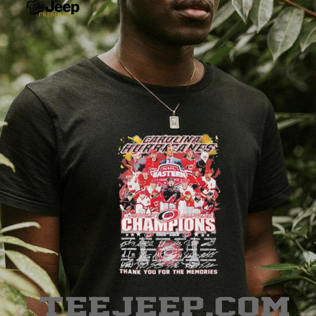 Carolina Hurricanes Eastern Conference Champions skyline shirt