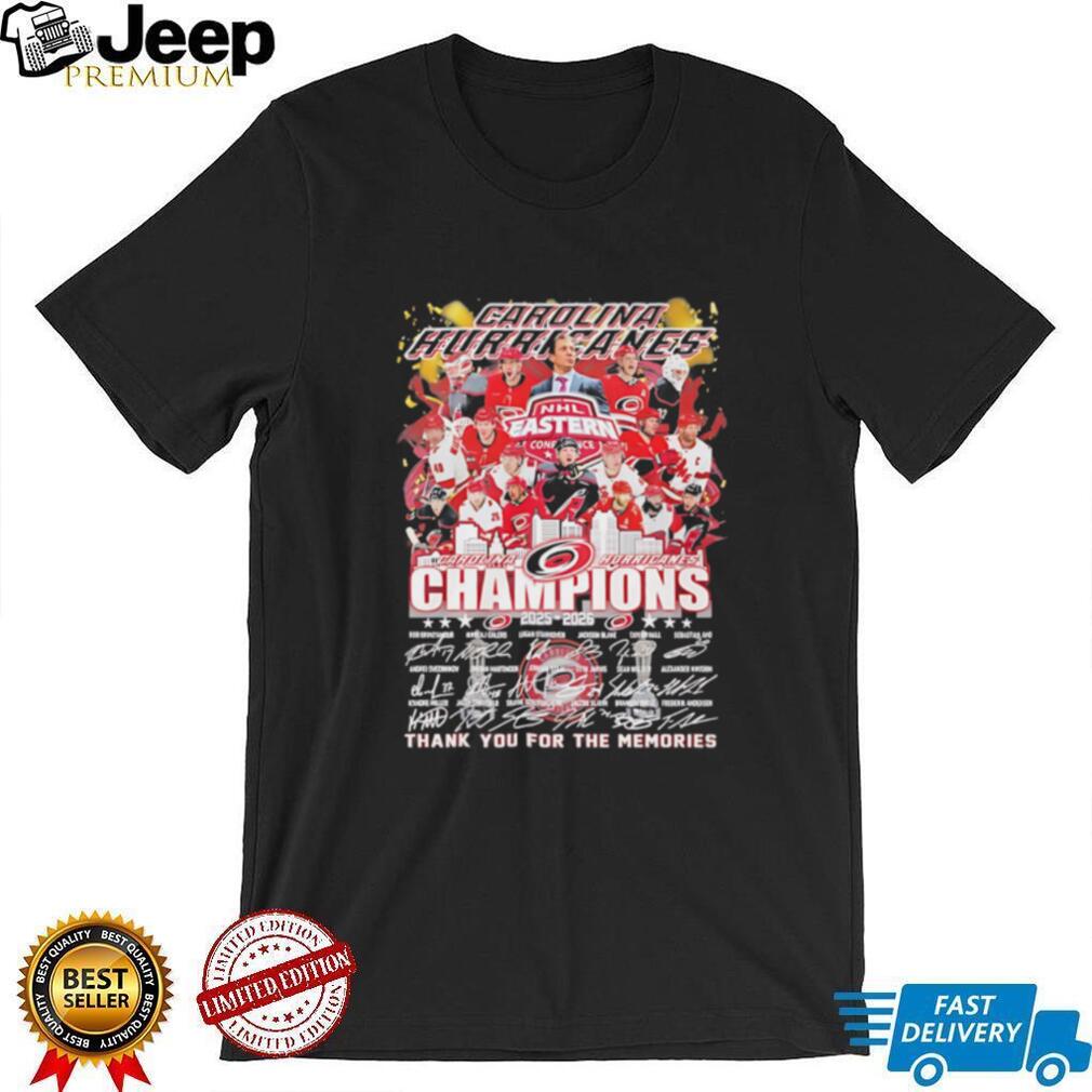 Carolina Hurricanes Eastern Conference Champions skyline shirt