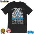 Carolina Panthers 30th Anniversary 1995 2025 Legends Signatures T Shirt