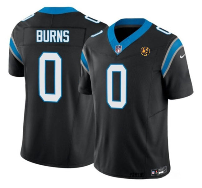 Carolina Panthers #0 Brian Burns Black 2023 F.U.S.E. With John Madden Patch Vapor