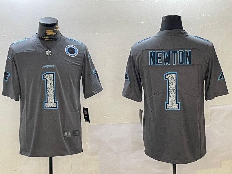 Carolina Panthers #1 Cam Newton Panthers Adult Style 1