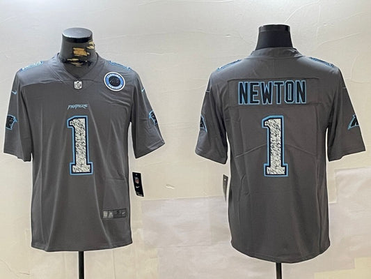 Carolina Panthers #1 Cam Newton Panthers Adult Style 1