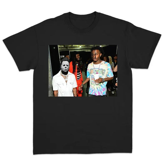 Carti x Michael Shirt Graphic Tee Shirt Vintage Oversized Cotton Short Sleeve Casual Trend shirt Gift For Fans