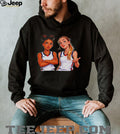 Cartoon Female Basketball Players Graphic T Shirt