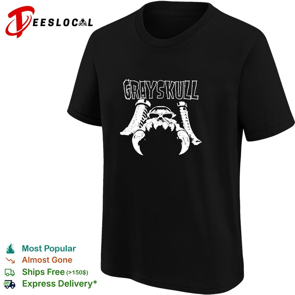 Castle Grayskull skull He Man gothic heavy metal shirt
