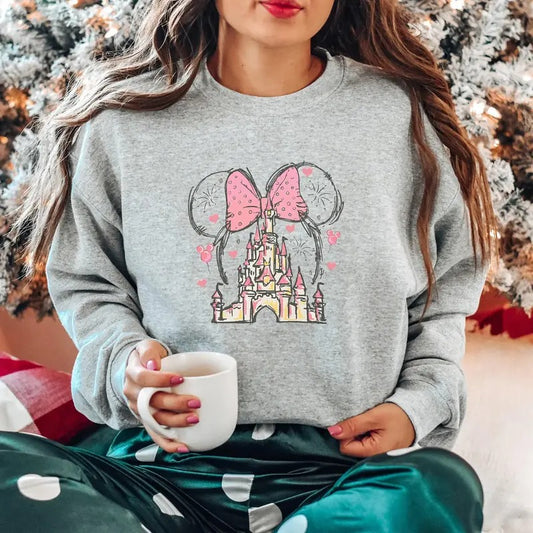 Castle Sweatshirt, Vintage Sweatshirt, Mothers Day Sweatshirt, Mothers Day Gift