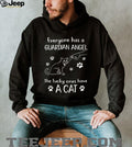 Cat Guardian Angel Lucky Ones Pet Lover Quote Shirt