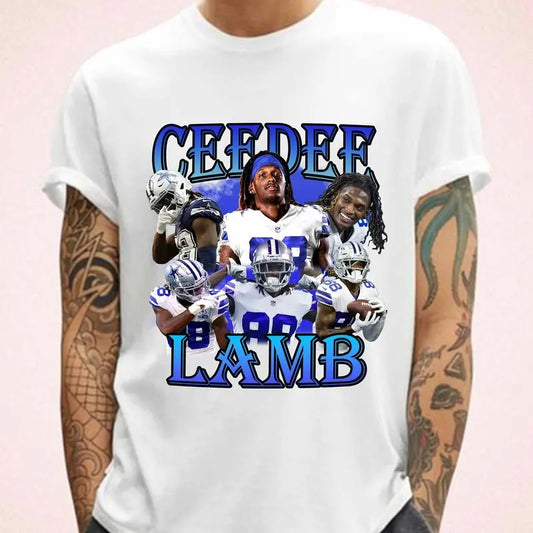 Ceedee Lamb T Shirt Design Football Team Shirt Design Vector 300 Dpi, Ceedee Lamb T Shirt, Gift For Fan, Viral Tshirt, Foodball Tee, Unisex T-Shirt, Gifts For Men Women, Short Sleeve Tee Shirt, Gifts For Birthday
